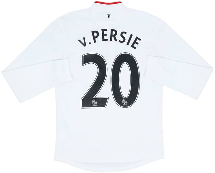 2012-14 Manchester United Away L/S Shirt v.Persie #20 - 7/10 - (S)