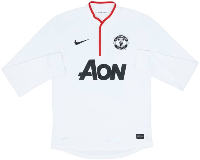 2012-14 Manchester United Away L/S Shirt v.Persie #20 - 7/10 - (S)