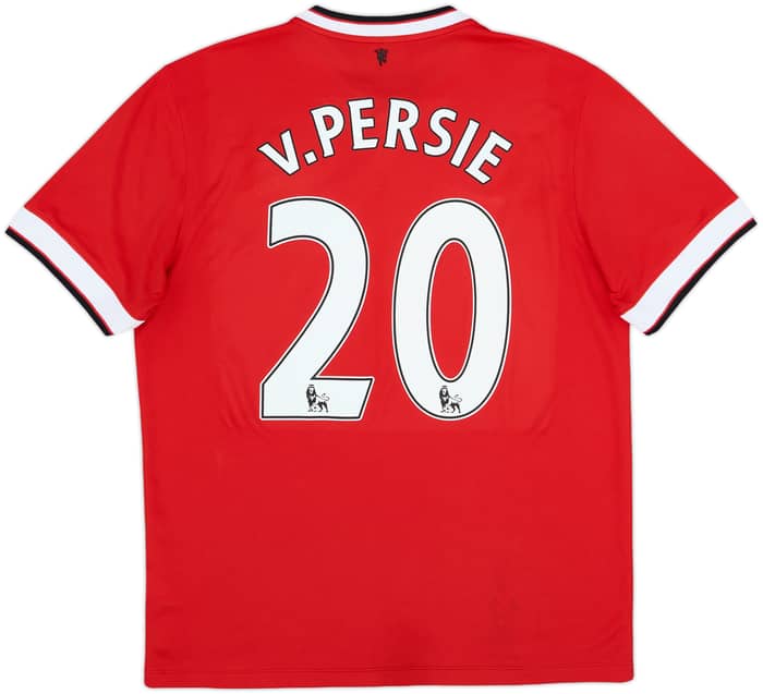 2014-15 Manchester United Home Shirt v.Persie #20 - 8/10 - (L)