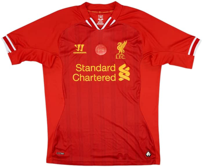 2013-14 Liverpool Home Shirt Gerrard #8 - 9/10 - (M)