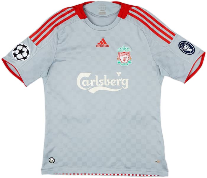 2008-09 Liverpool Away Shirt Gerrard #8 - 6/10 - (M)