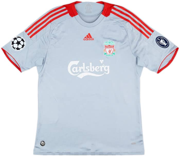 2008-09 Liverpool Away Shirt Gerrard #8 - 6/10 - (L)