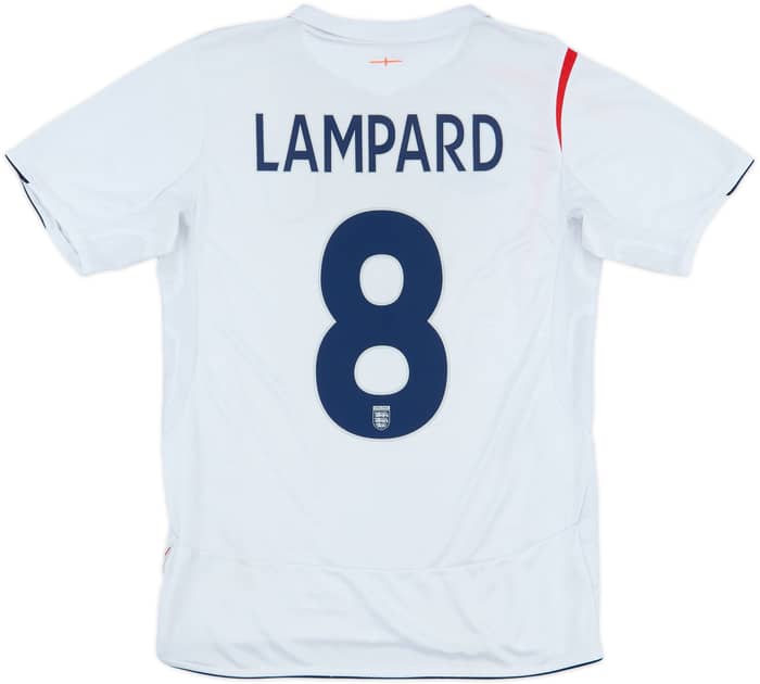 2005-07 England Home Shirt Lampard #8 - 5/10 - (S)