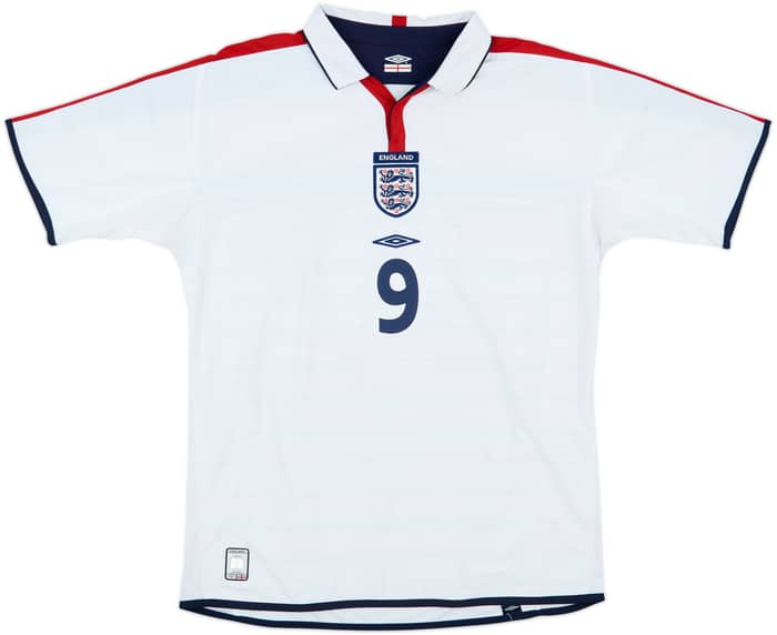 2003-05 England Home Shirt Rooney #9 - 7/10 - (L)