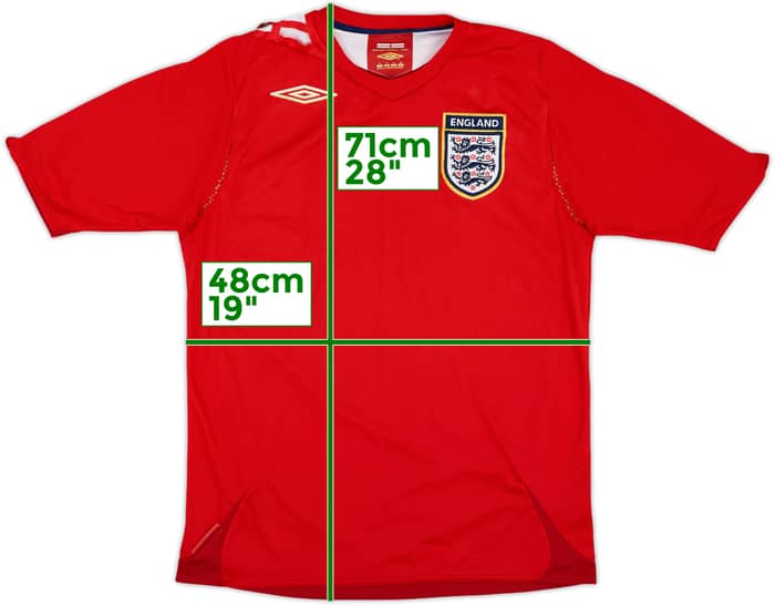 2006-08 England Away Shirt - 5/10 - (S)