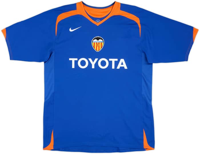 2005-06 Valencia Away Shirt David Villa #7 - 9/10 - (L)