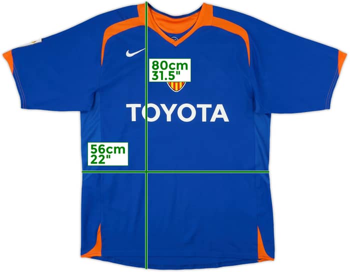 2005-06 Valencia Away Shirt David Villa #7 - 9/10 - (L)