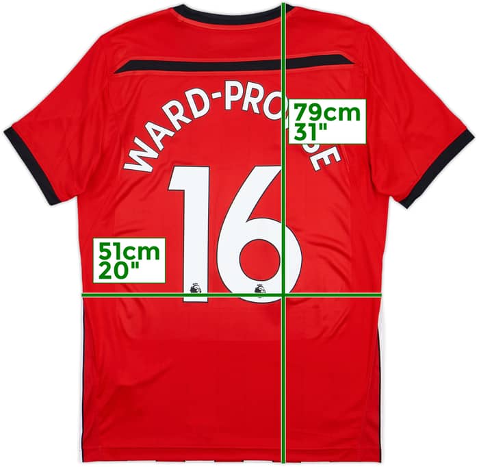 2018-19 Southampton Home Shirt Ward-Prowse #16 - 7/10 - (M)