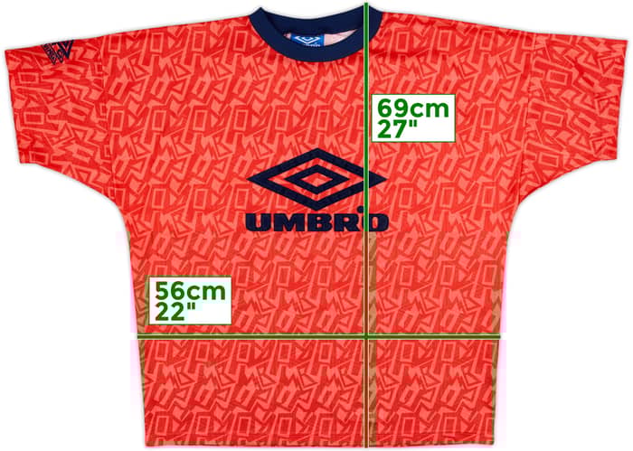1990s Umbro Template Training Shirt - 9/10 - (M)