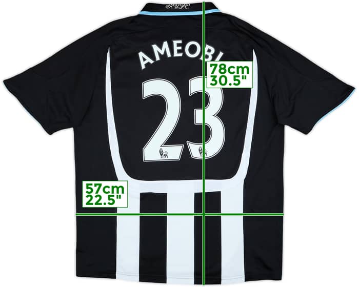 2007-09 Newcastle Home Shirt Ameobi #23 - 9/10 - (L)