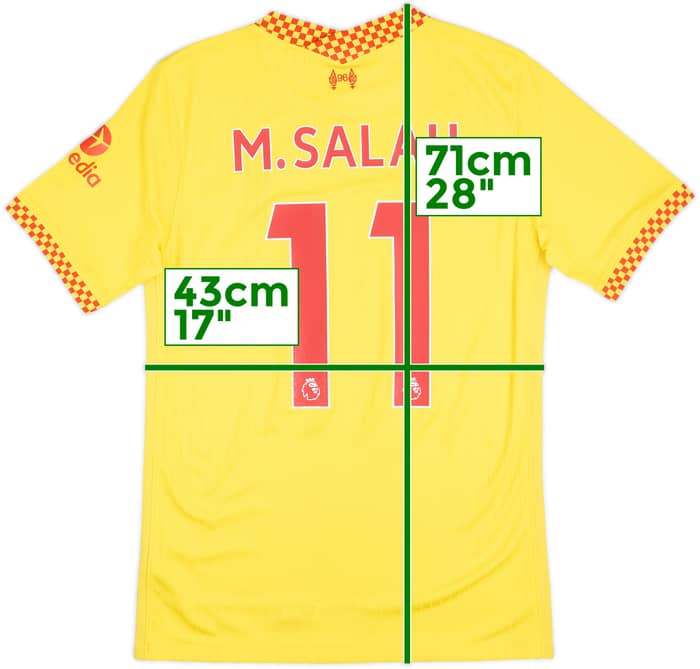 2021-22 Liverpool Third Shirt M.Salah #11 - 7/10 - (S)