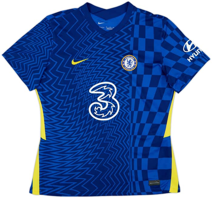 2021-22 Chelsea Home Shirt T.Silva #6 - 10/10 - (Women's XL)
