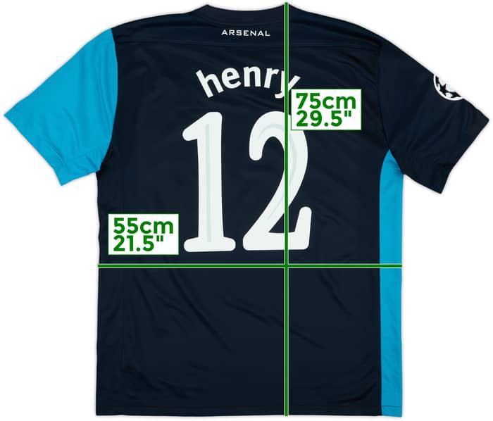 2011-12 Arsenal Away Shirt Henry #12 - 8/10 - (L)