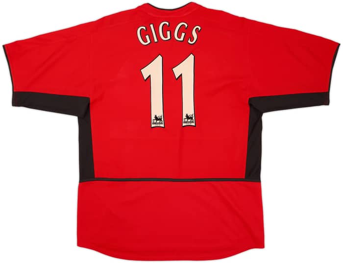 2002-04 Manchester United Home Shirt Giggs #11 - 6/10 - (L)