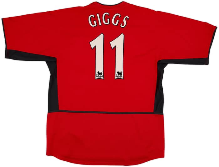 2002-04 Manchester United Home Shirt Giggs #11 - 7/10 - (L)
