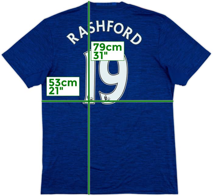 2016-17 Manchester United Away Shirt Rashford #19 - 8/10 - (L)