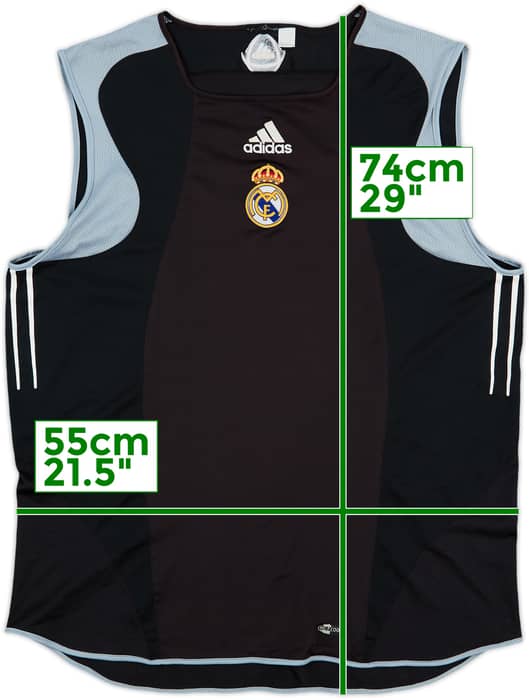 2004-05 Real Madrid adidas Training Vest - 8/10 - (M)
