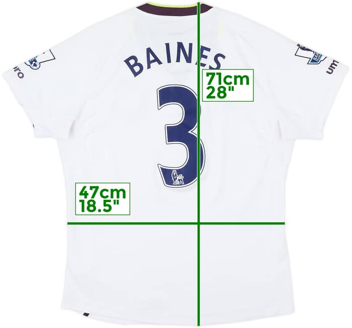 2014-15 Everton Third Shirt Baines #3 - 9/10 - (Women's S)