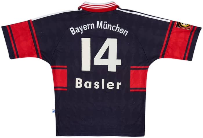 1997-99 Bayern Munich Home Shirt Basler #14 - 6/10 - (S)