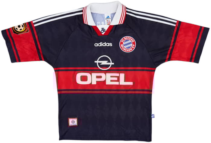 1997-99 Bayern Munich Home Shirt Basler #14 - 6/10 - (S)
