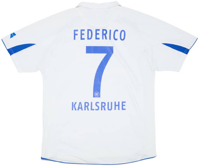 2006-08 Karlsruher Away Shirt Federico #7 - 8/10 - (XL)