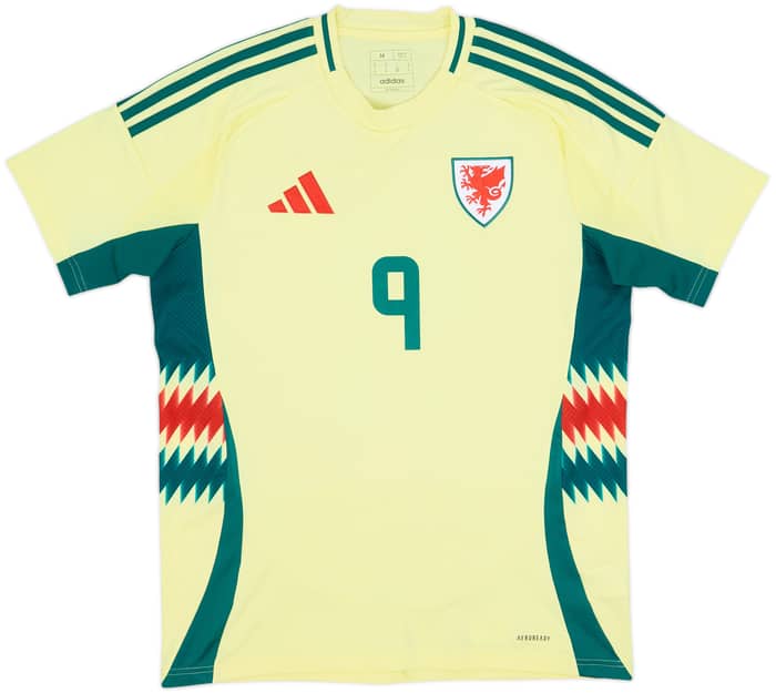 2024-25 Wales Away Shirt Johnson #9 - 8/10 - (M)