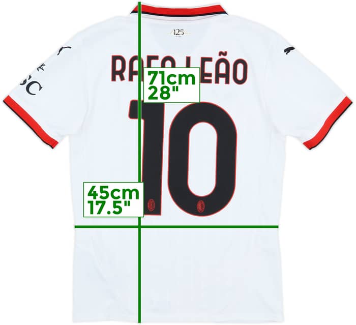 2024-25 AC Milan Away Shirt Rafa Leao #10 - 10/10 - (S)