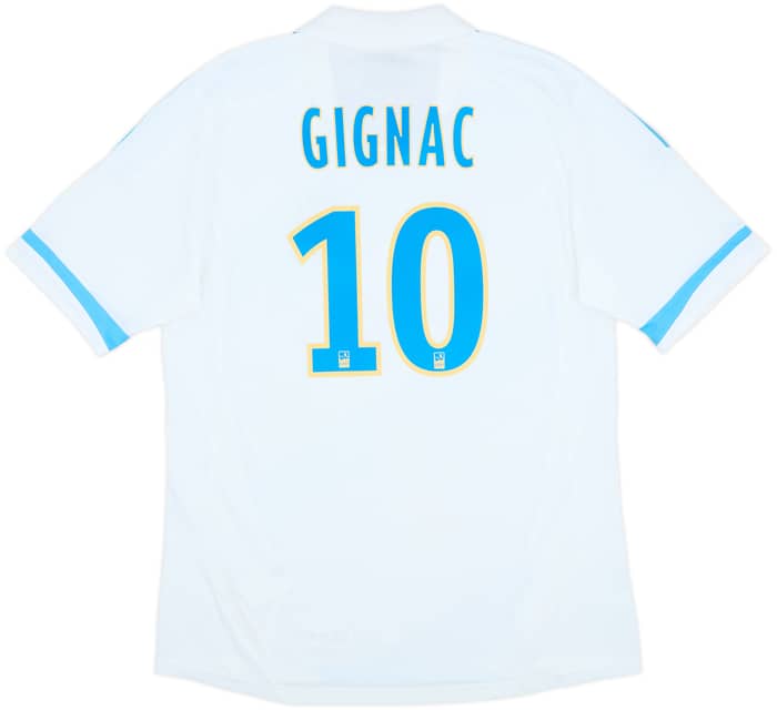2011-12 Olympique Marseille Home Shirt Gignac #10 - 8/10 - (L)