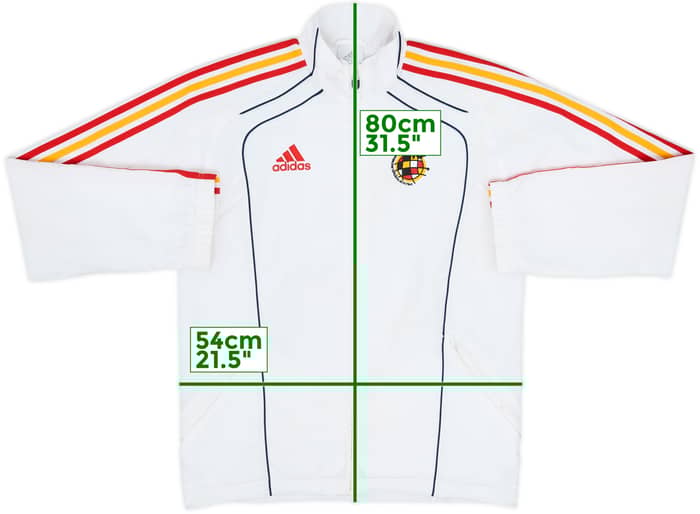 2010-11 Spain adidas Track Jacket - 5/10 - (S)