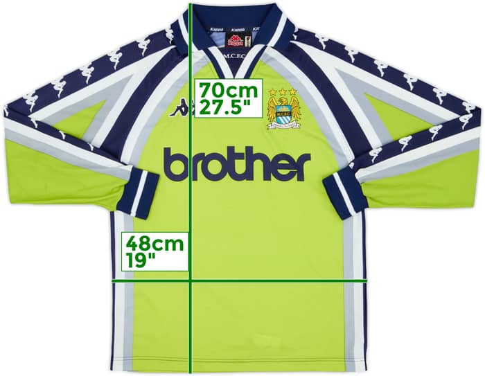 1997-99 Manchester City GK Shirt - 8/10 - (S)