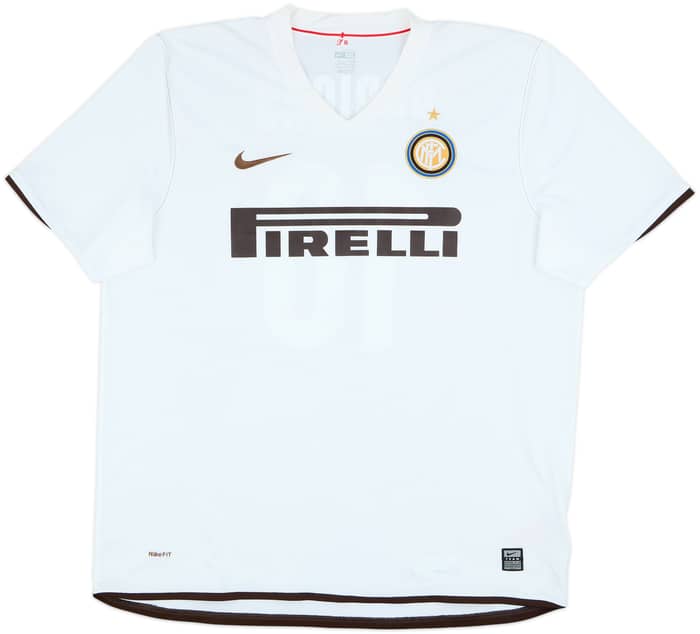 2008-09 Inter Milan Away Shirt Adriano #10 - 7/10 - (XXL)