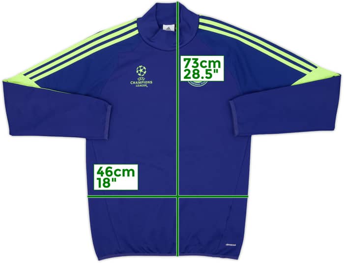 2014-15 Chelsea adidas CL Sweat Top - 8/10 - (S)