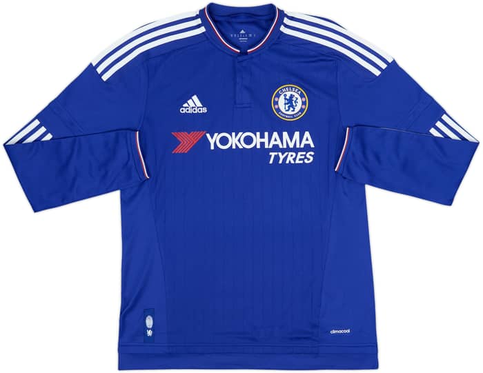 2015-16 Chelsea Home L/S Shirt Hazard #10 - 8/10 - (M)