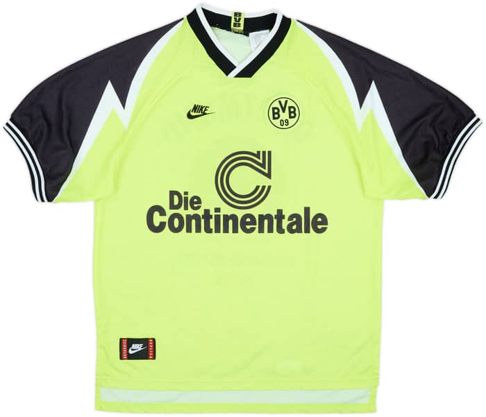 1995-96 Borussia Dortmund 'Deutscher Meister' Home Shirt - 8/10 - (XL)