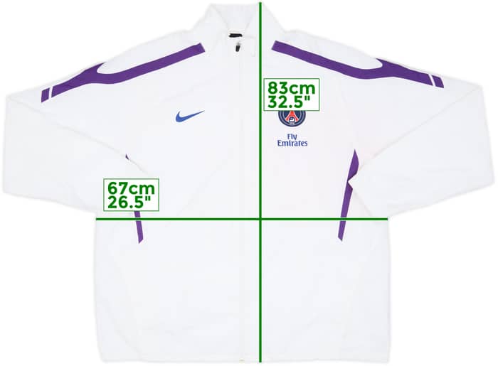 2010-11 Paris Saint-Germain Nike Track Jacket - 8/10 - (XXL)
