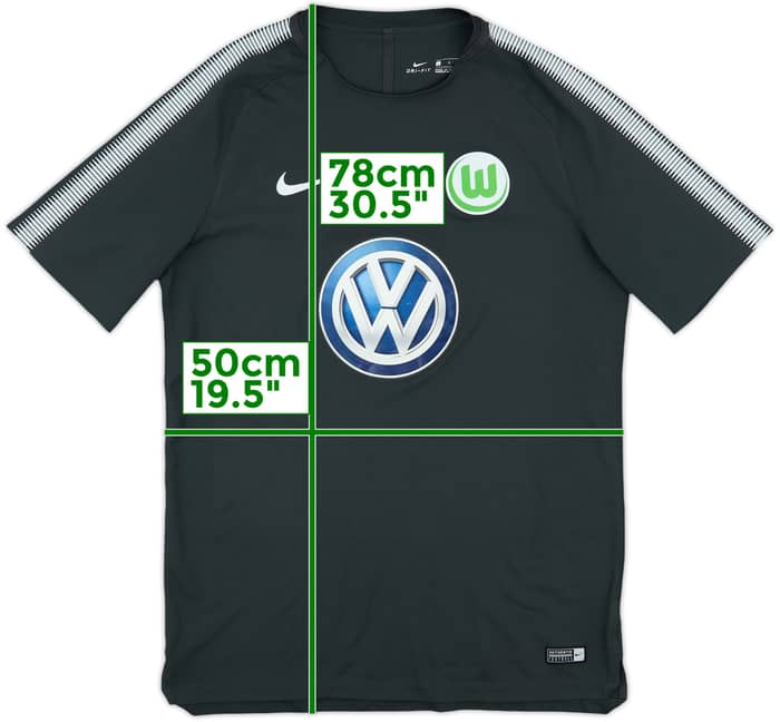 2017-18 Wolfsburg Nike Training Shirt - 6/10 - (L)