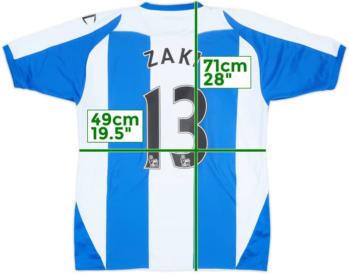 2008-09 Wigan Home Shirt Zaki #13 - 6/10 - (L)