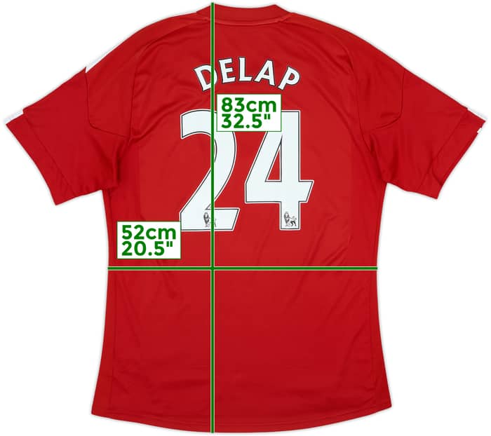 2010-11 Stoke City Home Shirt Delap #24 - 5/10 - (L)