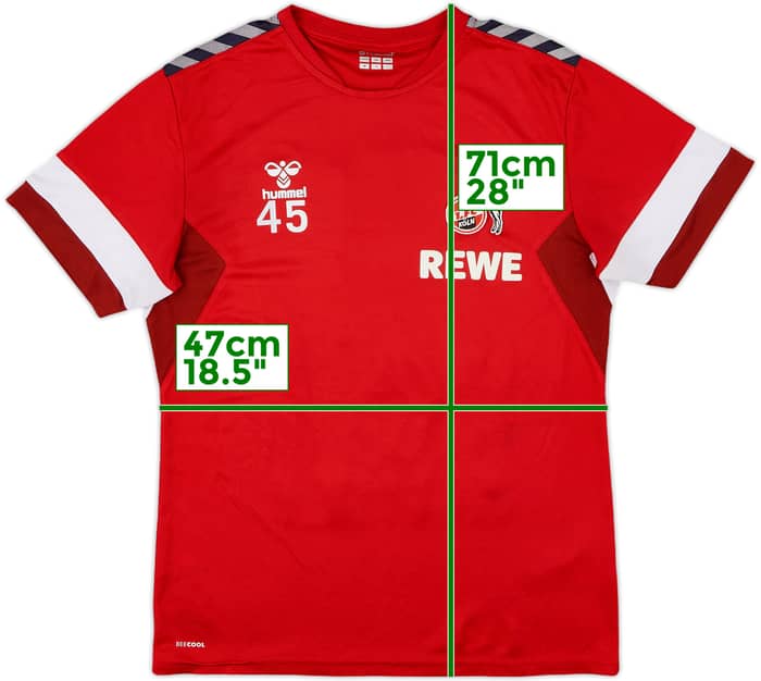 2023-24 Koln Hummel Training Shirt #45 - 8/10 - (M)