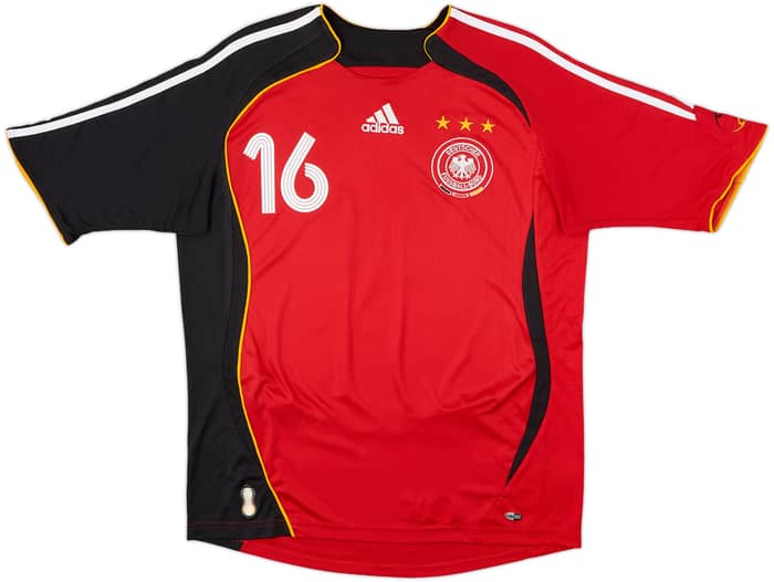 2005-07 Germany Away Shirt Lahm #16 - 7/10 - (XL.Boys)