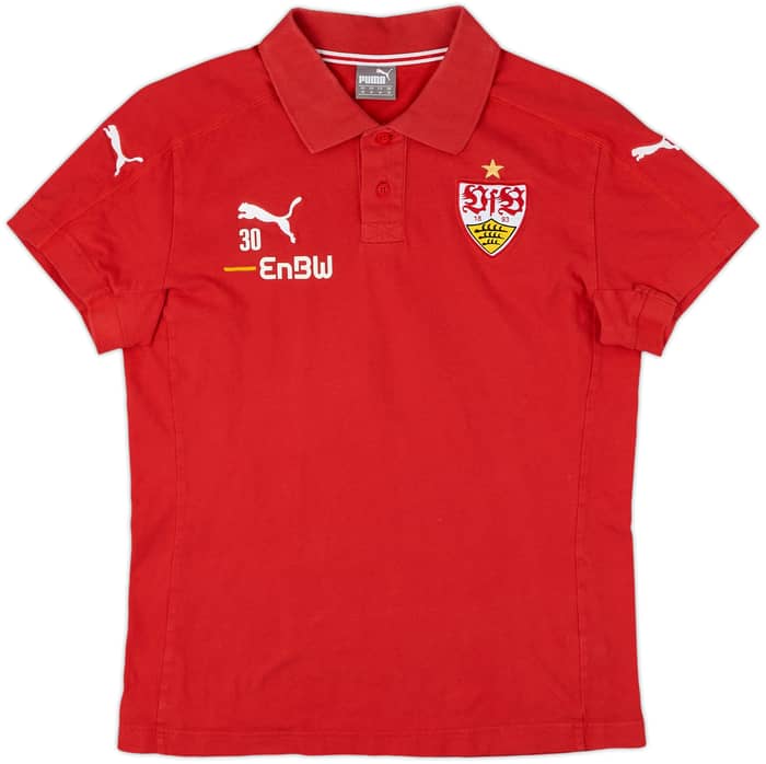 2008-09 Stuttgart Player Issue Puma Polo Shirt #30 - 8/10 - (M)