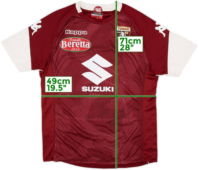 2018-19 Torino Signed Kappa Player Issue Training Shirt - 8/10 - (XL)