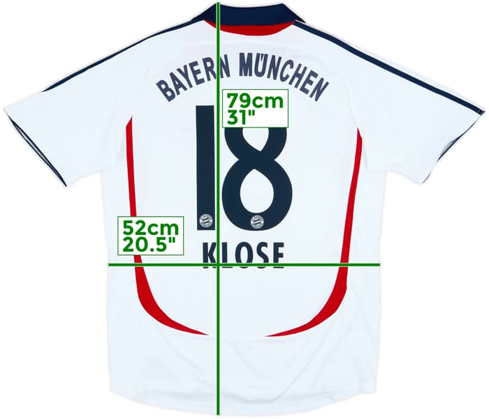 2006-07 Bayern Munich Away Shirt Klose #18 - 8/10 - (M)