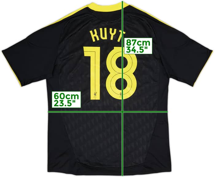 2010-11 Liverpool Third Shirt Kuyt #18 - 8/10 - (XL)