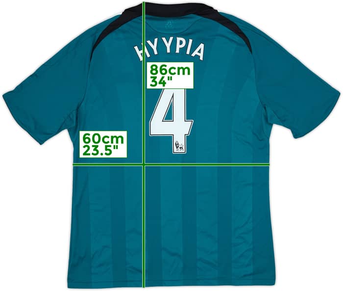 2008-09 Liverpool Third Shirt Hyypia #4 - 8/10 - (XL)