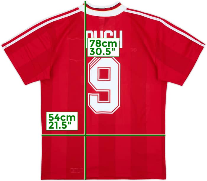 1995-96 Liverpool Home Shirt Rush #9 - 8/10 - (XL)