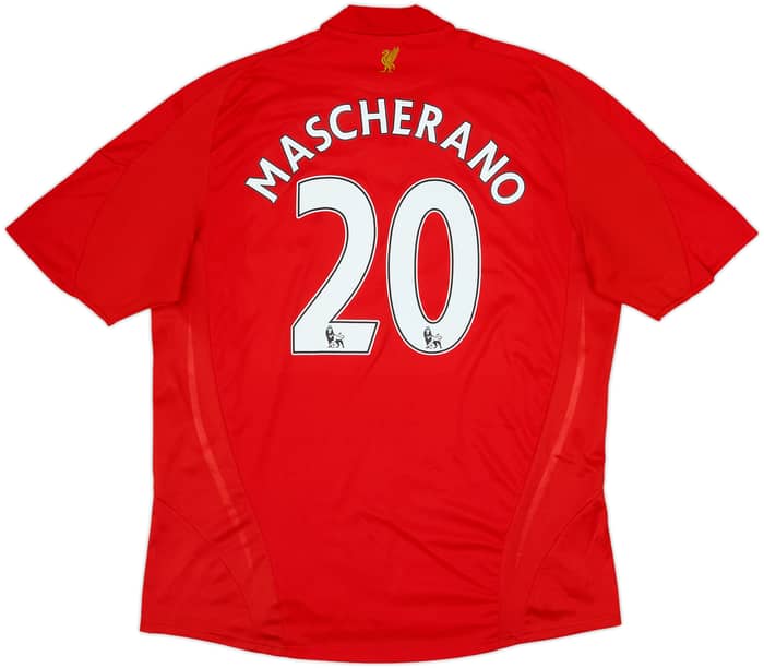 2008-10 Liverpool Home Shirt Mascherano #20 - 8/10 - (XL)