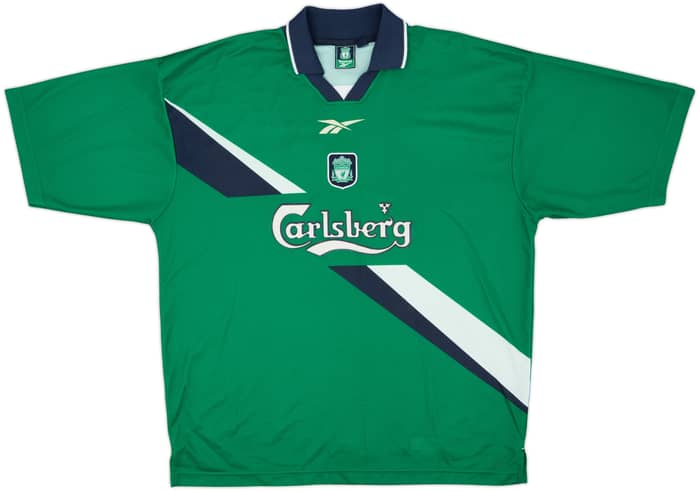 1999-00 Liverpool Away Shirt Gerrard #28 - 8/10 - (L)