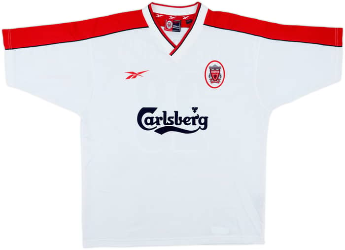1998-99 Liverpool Away Shirt Gerrard #28 - 8/10 - (L)
