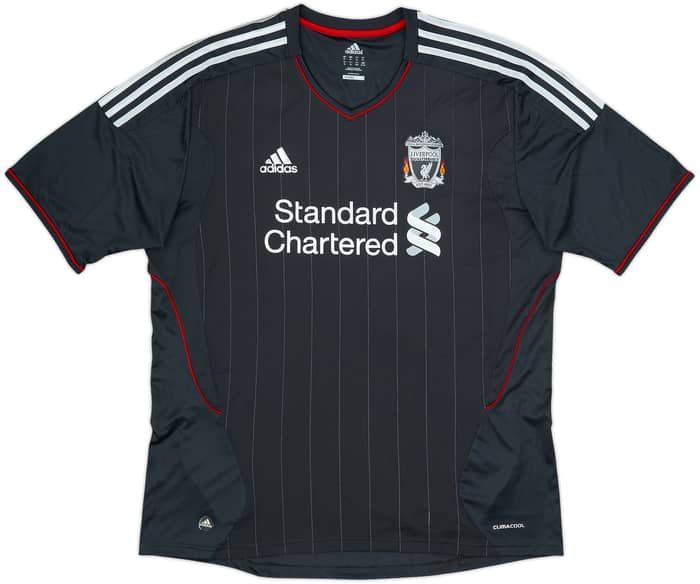 2011-12 Liverpool Away Shirt Suarez #7 - 8/10 - (XL)